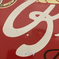 Original Vintage Schwinn Built Bicycles Metal Sign Worlds Finest Chicago Quality