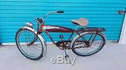 Original Vintage Schwinn Deluxe Panther bicycle 1951 skiptooth