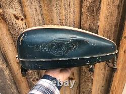 Original Whizzer embossed Gas tank Schwinn bicycle bike Fuel Patina Vintage OEM