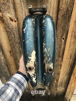 Original Whizzer embossed Gas tank Schwinn bicycle bike Fuel Patina Vintage OEM