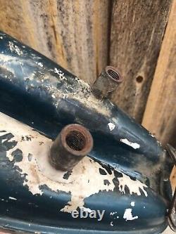 Original Whizzer embossed Gas tank Schwinn bicycle bike Fuel Patina Vintage OEM