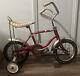 Original Unrestored Schwinn Lil Tiger Rare Red Bicycle Bike Vintage