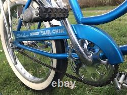 Pair Vintage Sky Blue 1967 Schwinn Stingrays Deluxe/ Slic Chic Bicycles