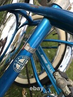 Pair Vintage Sky Blue 1967 Schwinn Stingrays Deluxe/ Slic Chic Bicycles