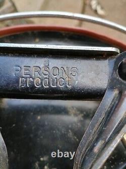 Persons Saddle Boys Bicycle Vintage Rail Type