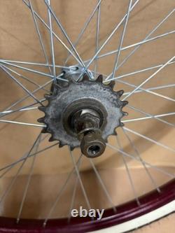 Prewar 26 Vintage Bicycle Double Drop Center Wheels Schwinn Rollfast Monark &