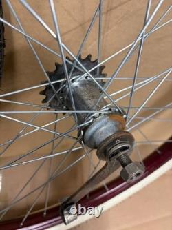 Prewar 26 Vintage Bicycle Double Drop Center Wheels Schwinn Rollfast Monark &