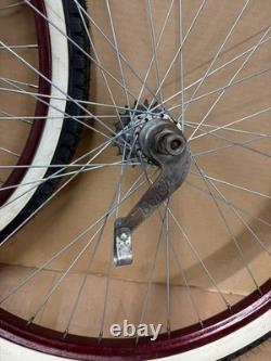 Prewar 26 Vintage Bicycle Double Drop Center Wheels Schwinn Rollfast Monark &