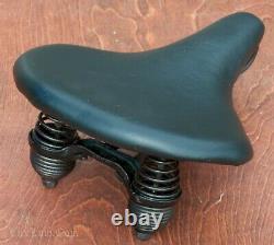 Prewar Mesinger B1 Bike SADDLE Leather Seat Vintage Schwinn Tank Cruiser Bicycle