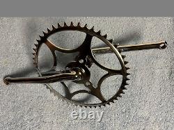 Prewar Schwinn 1936 Autocycle / Motorbike Crank assembly with Chain Ring