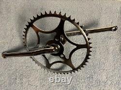 Prewar Schwinn 1936 Autocycle / Motorbike Crank assembly with Chain Ring