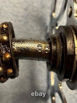 Prewar Schwinn 1936 Autocycle / Motorbike Crank assembly with Chain Ring