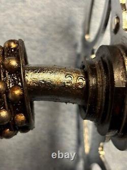 Prewar Schwinn 1936 Autocycle / Motorbike Crank assembly with Chain Ring