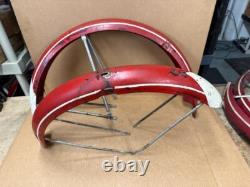 Prewar Schwinn 26 Bicycle DX Bicycle Fenders Set 1941 1945