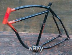 Prewar Schwinn Straight Bar Bicycle FRAME Vintage Klunker Cruiser Bike Autocycle