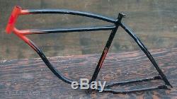 Prewar Schwinn Straight Bar Bicycle FRAME Vintage Klunker Cruiser Bike Autocycle