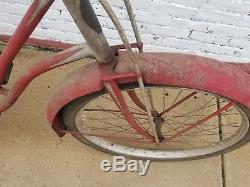 Prewar schwinn Henderson VINTAGE BEACH CRUISER BICYCLE Bike