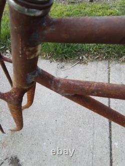 R22, Schwinn, prewar, VINTAGE, tank BICYCLE, Lincoln, 26FRame, balloon Tire, b6, old