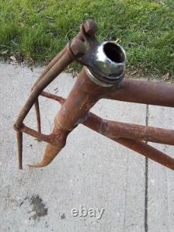 R22, Schwinn, prewar, VINTAGE, tank BICYCLE, Lincoln, 26FRame, balloon Tire, b6, old