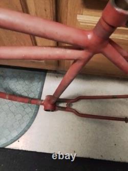 R40,4 SCHWINN, VINTAGE, Prewar, B6, bf Goodrich, AUTOCYCLE, springerfork, parts, 0ld