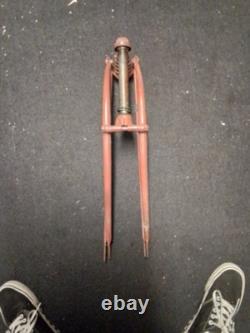 R40,4 SCHWINN, VINTAGE, Prewar, B6, bf Goodrich, AUTOCYCLE, springerfork, parts, 0ld