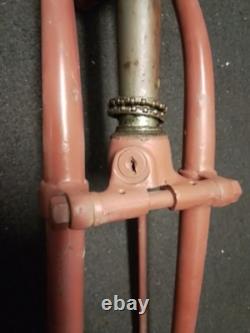 R40,4 SCHWINN, VINTAGE, Prewar, B6, bf Goodrich, AUTOCYCLE, springerfork, parts, 0ld