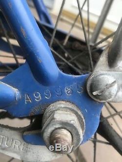 RARE 1952 VINTAGE SCHWINN 26 HORNET LADIES TANK BICYCLE 1st MADE # A99965 Mo D9
