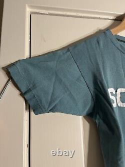 RARE 1970s Champion Blue Bar Schwinn Bicycles Tshirt Faded Green Distressed