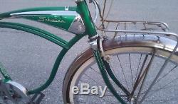 RARE Vintage All American 1960 Schwinn Panther 3 III green Bicycle all original