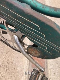 RARE- Vintage Original 1955 Schwinn Girls Green Phantom Bicycle #S75762