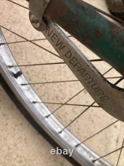 RARE- Vintage Original 1955 Schwinn Girls Green Phantom Bicycle #S75762