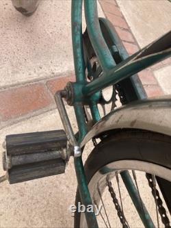 RARE- Vintage Original 1955 Schwinn Girls Green Phantom Bicycle #S75762
