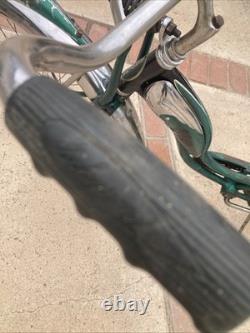 RARE- Vintage Original 1955 Schwinn Girls Green Phantom Bicycle #S75762