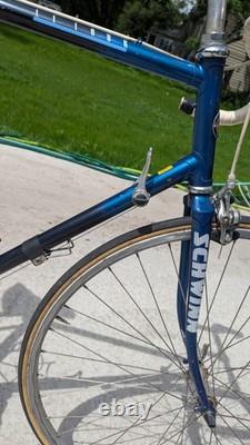 RARE Vintage Schwinn Le Tour 58cm Made in USA Chicago Blue Fade 4130 CRMO Butted RARE Vintage Schwinn Le Tour 58cm Made in USA Chicago Blue Fade 4130 CRMO Butted