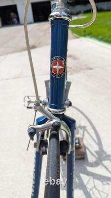 RARE Vintage Schwinn Le Tour 58cm Made in USA Chicago Blue Fade 4130 CRMO Butted