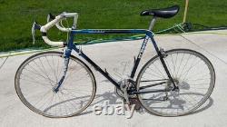 RARE Vintage Schwinn Le Tour 58cm Made in USA Chicago Blue Fade 4130 CRMO Butted
