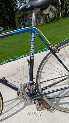 RARE Vintage Schwinn Le Tour 58cm Made in USA Chicago Blue Fade 4130 CRMO Butted