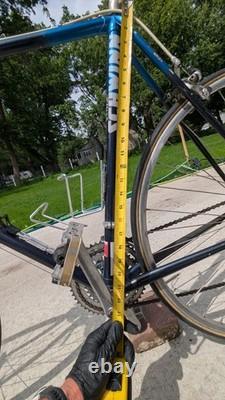RARE Vintage Schwinn Le Tour 58cm Made in USA Chicago Blue Fade 4130 CRMO Butted