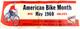 Rare Vtg 1960 Schwinn American Bike Month Advertising Store Display Banner Sign
