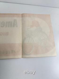 RARE vtg 1960 Schwinn American Bike Month advertising store display banner sign