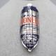 Read Vtg Arnold Schwinn Pioneer Bicycle Head Badge Blue Silver Red Chicago Usa