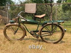 Rare Original 1950 Schwinn Panther Cruiser Bicycle Unrestored Balloon Tires VTG