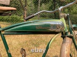 Rare Original 1950 Schwinn Panther Cruiser Bicycle Unrestored Balloon Tires VTG