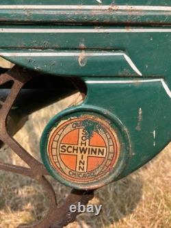 Rare Original 1950 Schwinn Panther Cruiser Bicycle Unrestored Balloon Tires VTG