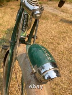 Rare Original 1950 Schwinn Panther Cruiser Bicycle Unrestored Balloon Tires VTG