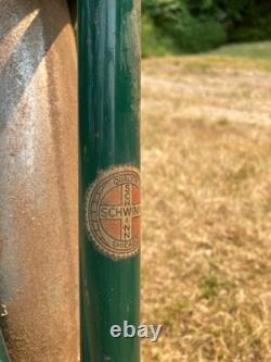 Rare Original 1950 Schwinn Panther Cruiser Bicycle Unrestored Balloon Tires VTG