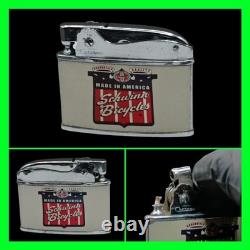 Rare Vintage 1950's Schwinn Bicycle's Flat Ad Cigarette Lighter UNFIRED Workin