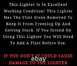 Rare Vintage 1950's Schwinn Bicycle's Flat Ad Cigarette Lighter Working Cond