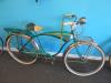 Rare Vintage 1953 3 Speed Schwinn Mark Ii Jaguar Green Tank Bicycle