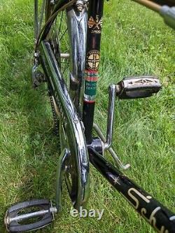 Rare Vintage 1968 Schwinn Sting-Ray Fastback Bicycle Muscle Shifter Bike Black